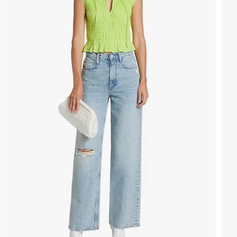 FRAME Le high and tight wide leg jeans size 28